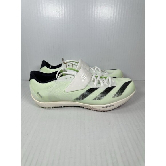 Size 9 Adidas Adizero High Jump Mens Track/Field Shoes Green ID7243 NEW - Picture 1 of 8